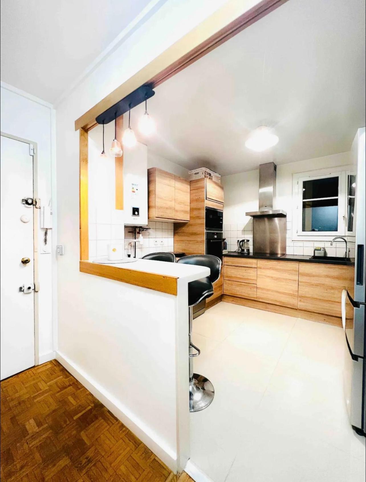 Modern 2 Bedroom Apartment Near Paris Metro, Giant Flat Screen Tv 85 Inches, Balcony, Free Parking Ivry-sur-Seine Eksteriør bilde