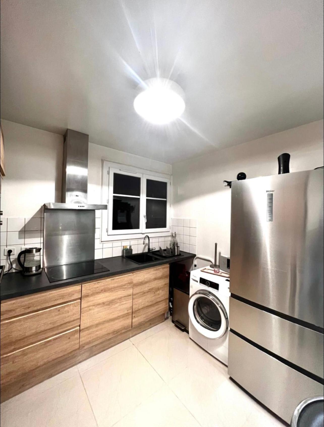 Modern 2 Bedroom Apartment Near Paris Metro, Giant Flat Screen Tv 85 Inches, Balcony, Free Parking Ivry-sur-Seine Eksteriør bilde