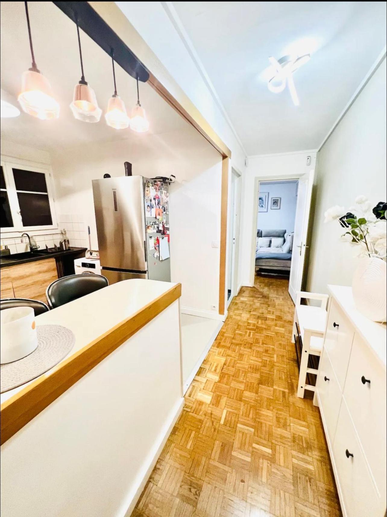 Modern 2 Bedroom Apartment Near Paris Metro, Giant Flat Screen Tv 85 Inches, Balcony, Free Parking Ivry-sur-Seine Eksteriør bilde