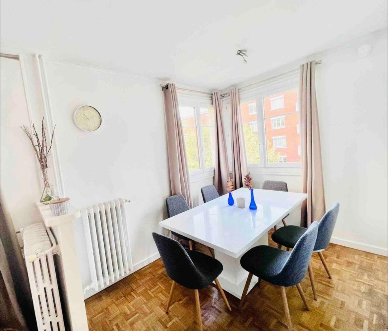 Modern 2 Bedroom Apartment Near Paris Metro, Giant Flat Screen Tv 85 Inches, Balcony, Free Parking Ivry-sur-Seine Eksteriør bilde